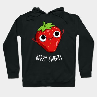 Berry Sweet Cute Strawberry Pun Hoodie